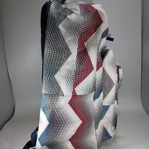 Jansport Big Student Backpack Multicolor-Chevron Style New NWT - Picture 2 of 10